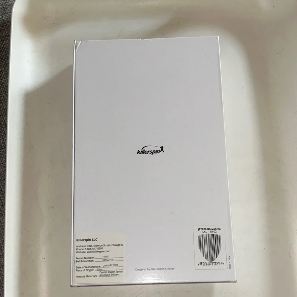 White Table Tennis Accessory Box - Picture 2 of 4
